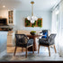 Mid-Century 5 Light Gold Kitchen Island Pendant Lighting